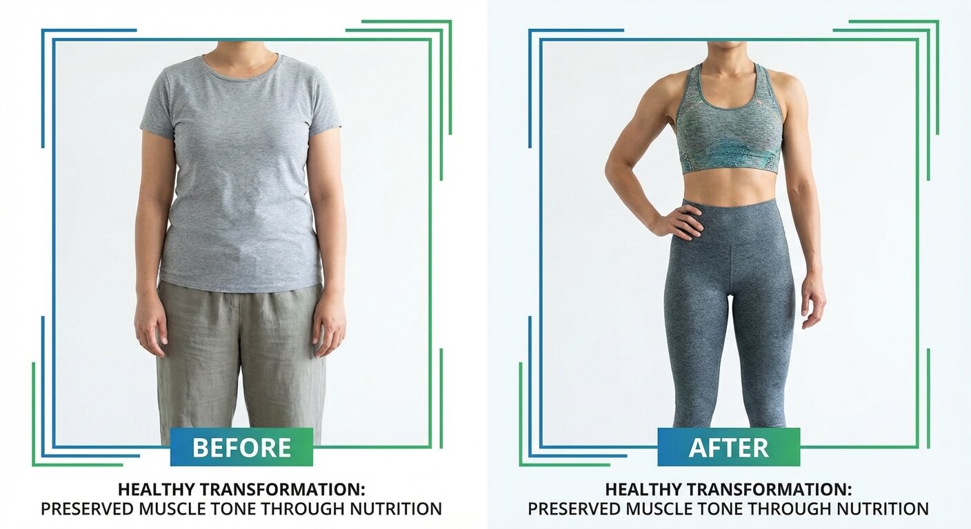 Healthy meal prep containers showing balanced macros for weight loss