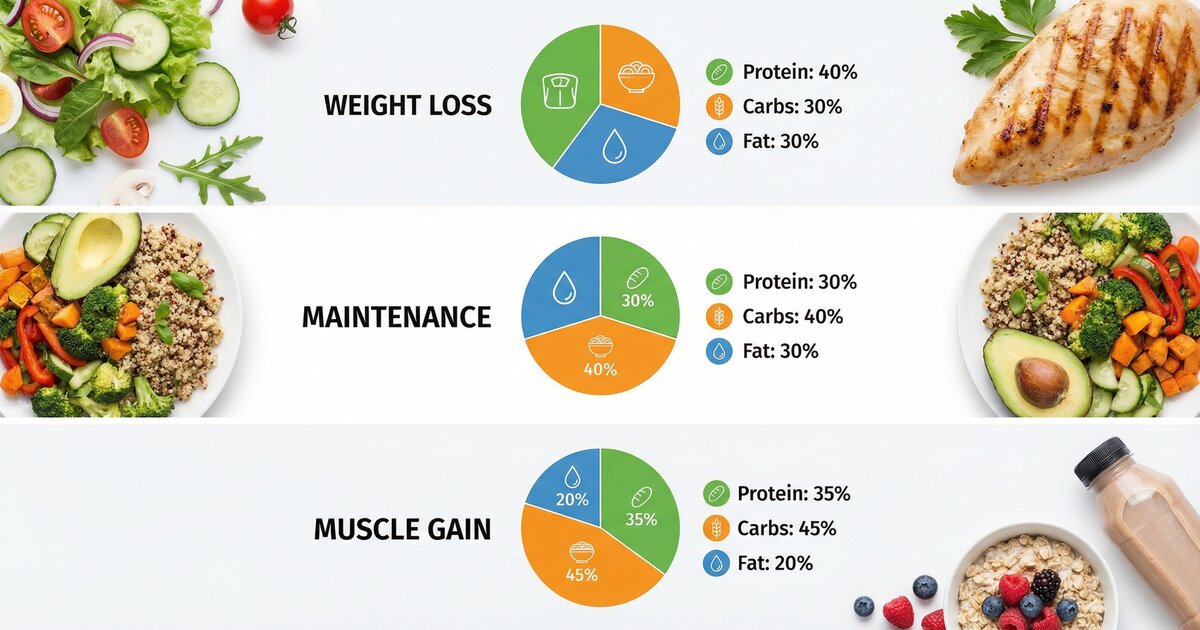 The Best Macro Ratios for Different Goals (2026 Guide)