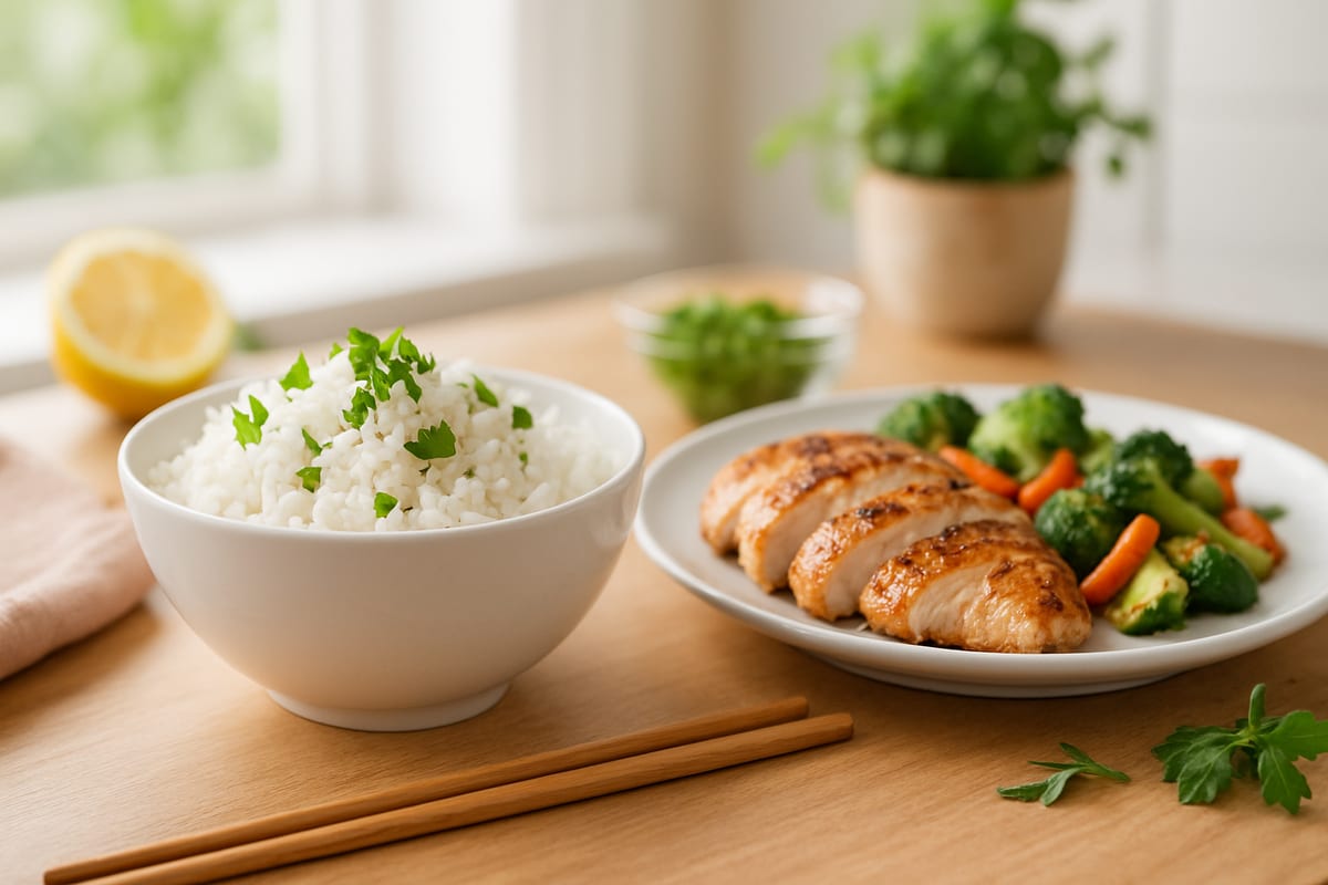 Jasmine Rice Macros: 205.0 cal, 4.3g Protein